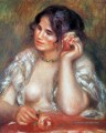 gabrielle avec une rose Pierre Auguste Renoir